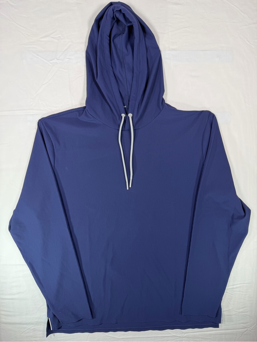 Johnnie-O Hoppin Performance Drawstring Hoodie Men’s XL Blue Pullover Golf